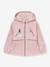 Waterdichte meisjesjas voor het tussenseizoen met fleecevoering MATALGEA MINI A TURE lila (poederkleur)+roze (poederkleur)+rozenhout+saliegroen - vertbaudet enfant 