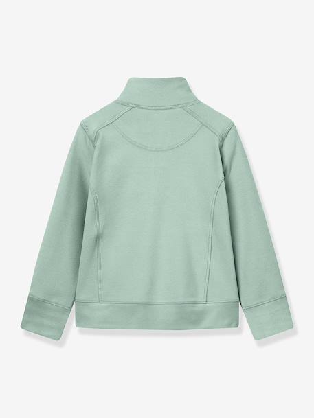 Veste polaire enfant à fermeture zippée MATBERKAN MINI A TURE menthe+vieux rose - vertbaudet enfant 