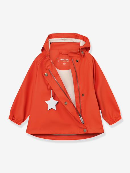 Ensemble de pluie : veste imperméable & pantalon salopette bébé MATWAINIS MINI A TURE tomette - vertbaudet enfant 