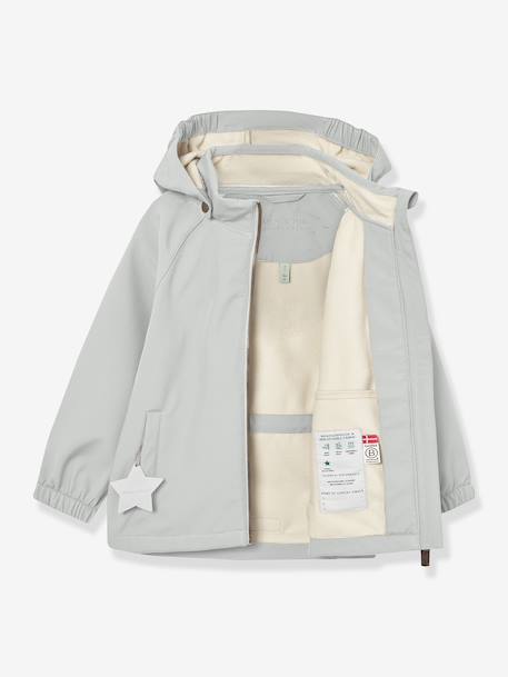 Veste softshell à capuche bébé coupe-vent et déperlante MATADEN MINI A TURE menthe+vert - vertbaudet enfant 