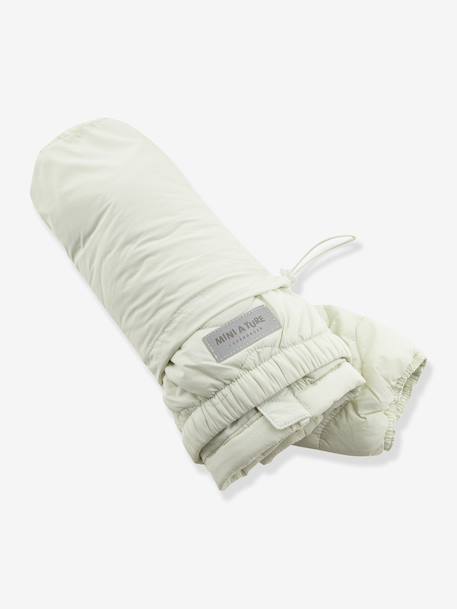 MATNAVA MINI A TURE lichtgewicht gewatteerde jas voor kinderen amandelgroen+lila (poederkleur)+wortel - vertbaudet enfant 