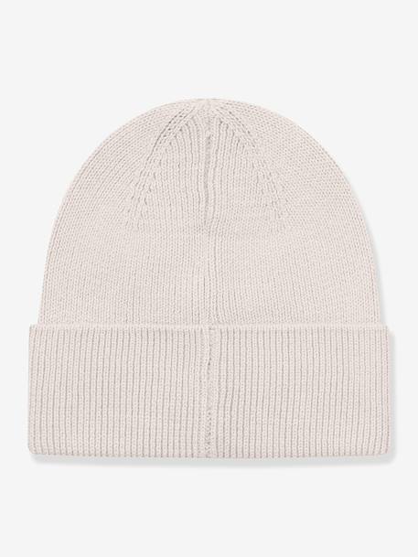 Gebreide muts voor kinderen MATBOJE MINI A TURE beige (poederkleur)+lila - vertbaudet enfant 