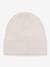 Gebreide muts voor kinderen MATBOJE MINI A TURE beige (poederkleur)+lila - vertbaudet enfant 