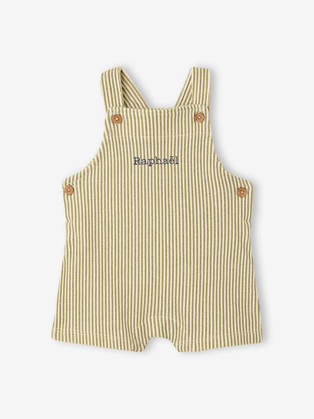Babyset voor babyjongens, salopet en pakje cappuccino - vertbaudet enfant 