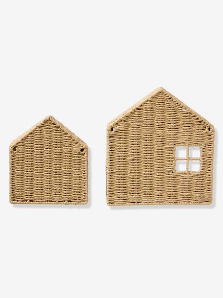 Set van 2 rekken huis beige - vertbaudet enfant 