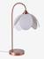 Tafellamp bloem lampenkap metalen voet beige - vertbaudet enfant 