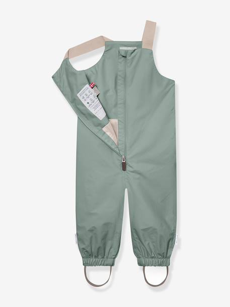 Salopette imperméable bébé MATWALENTAYA MINI A TURE bleu foncé+tomette+vert sauge - vertbaudet enfant 