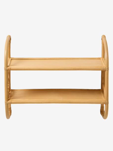 Rotan rek / schap met 2 niveaus Zon hout - vertbaudet enfant 