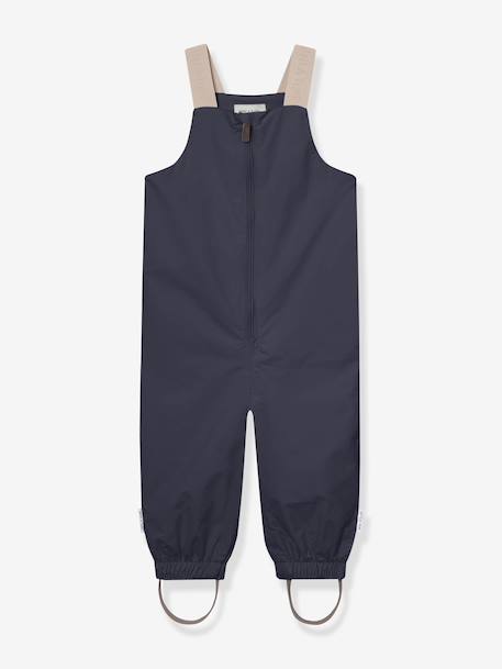 Salopette imperméable bébé MATWALENTAYA MINI A TURE bleu foncé+tomette+vert sauge - vertbaudet enfant 
