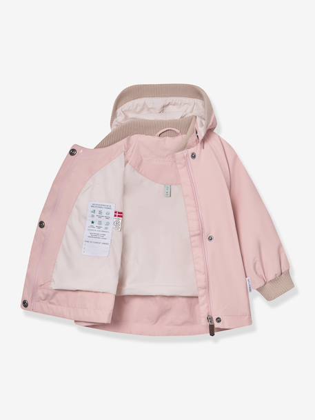 Veste mi-saison bébé fille MATWAI bleu foncé+bleu pâle+bois de rose+brun+jaune+jaune pastel+lilas+rose poudré+sable+vert sauge - vertbaudet enfant 