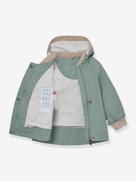 Veste mi-saison bébé fille MATWAI bleu foncé+bleu pâle+bois de rose+brun+jaune+jaune pastel+lilas+rose poudré+sable+vert sauge - vertbaudet enfant 