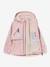 Veste mi-saison imperméable fille avec doublure polaire MATALGEA bois de rose+rose poudré+vert sauge - vertbaudet enfant 