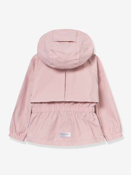 Veste mi-saison imperméable fille avec doublure polaire MATALGEA bois de rose+rose poudré+vert sauge - vertbaudet enfant 