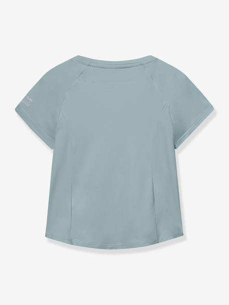 Praktisch T-shirt met verkoelend effect MATLOIS MINI A TURE grijsblauw+leiblauw+lila - vertbaudet enfant 