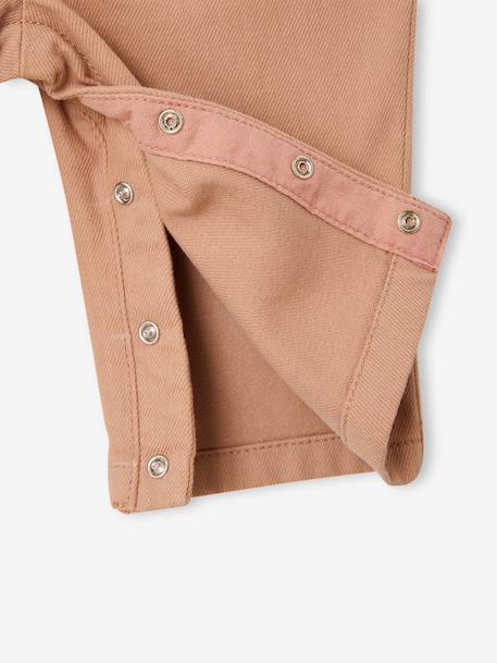 Salopette bébé fille en twill noix de pécan - vertbaudet enfant 