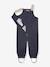 Salopette imperméable bébé MATWALENTAYA MINI A TURE bleu foncé+tomette+vert sauge - vertbaudet enfant 