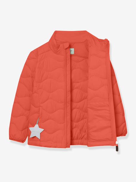MATNAVA MINI A TURE lichtgewicht gewatteerde jas voor kinderen amandelgroen+lila (poederkleur)+wortel - vertbaudet enfant 