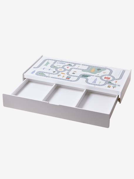 Tiroir de lit enfant circuit de voiture blanc - vertbaudet enfant 