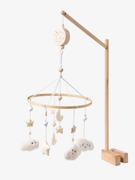 Muzikale mobiel Wolk beige - vertbaudet enfant 