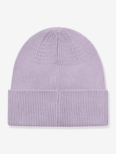 Bonnet tricoté enfant MATBOJE MINI A TURE beige poudré+lilas - vertbaudet enfant 