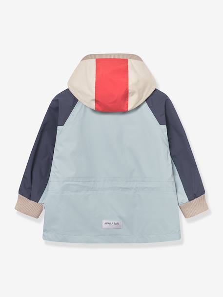 Veste doublée à capuche bébé MATWALLY MINI A TURE bleu clair - vertbaudet enfant 
