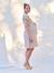 Robe grossesse en gaze de coton bio argile+vert sauge - vertbaudet enfant 