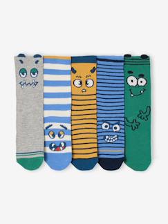 -Lot de 5 paires chaussettes garçon