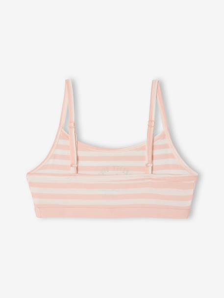 Lot 2 brassières coton bio rose - vertbaudet enfant 