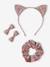 Coffret accessoires fille coton imprimé fleuri rose pâle - vertbaudet enfant 