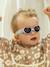 Lunettes 0-9 mois bandeau Baby coeur menthe+rose pâle - vertbaudet enfant 