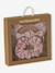 Coffret accessoires fille coton imprimé fleuri rose pâle - vertbaudet enfant 