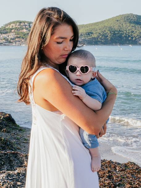 Lunettes 0-9 mois bandeau Baby coeur menthe+rose pâle - vertbaudet enfant 