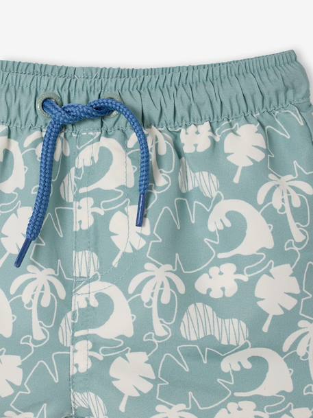 Maillot de bain imprimé bébé garçon bleu grisé+vert sauge - vertbaudet enfant 