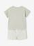 Ensemble Hello Kitty T-shirt et short rayé vert - vertbaudet enfant 