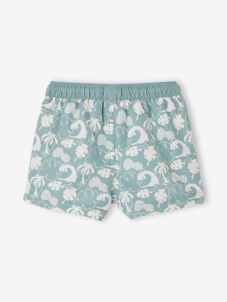 Maillot de bain imprimé bébé garçon bleu grisé+vert sauge - vertbaudet enfant 