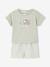 Ensemble Hello Kitty T-shirt et short rayé vert - vertbaudet enfant 