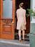 Robe grossesse en gaze de coton bio argile+vert sauge - vertbaudet enfant 