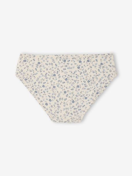 Lot de 5 culottes fille côtelées écru - vertbaudet enfant 