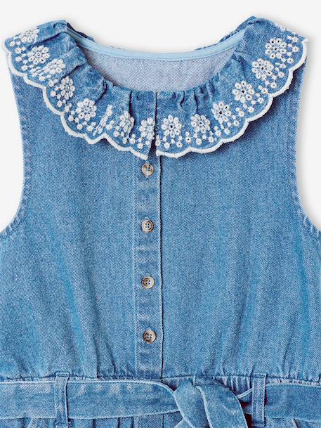 Combishort en denim stone - vertbaudet enfant 