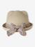 Chapeau paille bébé fille ruban sable - vertbaudet enfant 