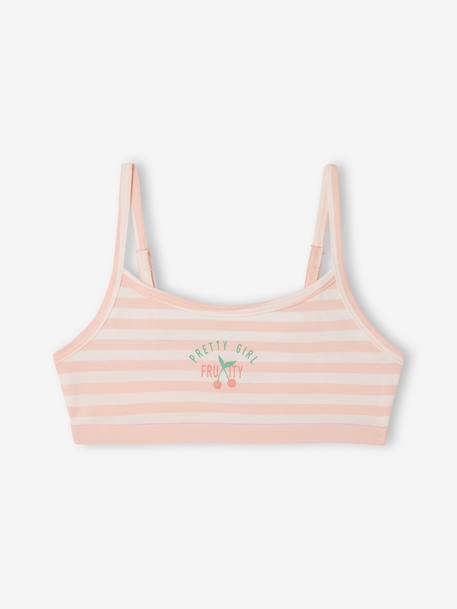 Lot 2 brassières coton bio rose - vertbaudet enfant 
