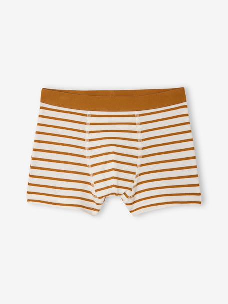 Lot 5 boxers garçon vélo écru - vertbaudet enfant 