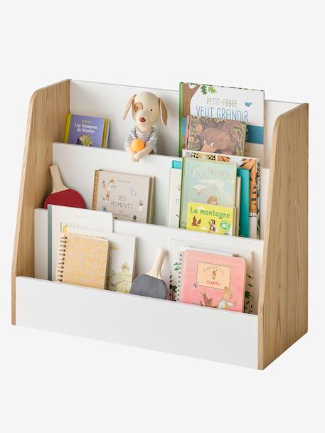 Bibliothèque basse 3 niveaux YEL blanc - vertbaudet enfant 