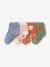 Lot de 4 paires de chaussettes bébé garçon bleu glacier - vertbaudet enfant 
