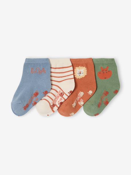 Bébé-Lot de 4 paires de chaussettes bébé garçon