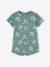 Combishort baby jersey ecru+groenblauw - vertbaudet enfant 