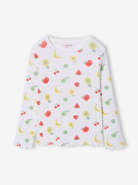 Lot pyjamas fille fruits écru - vertbaudet enfant 