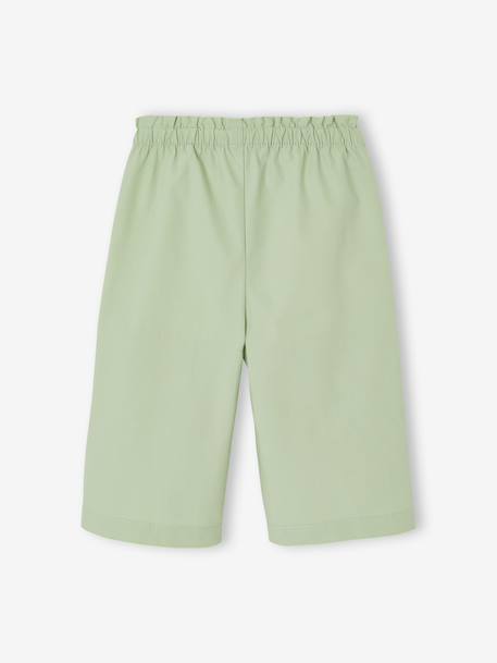 Pantalon large coton pistache - vertbaudet enfant 