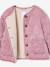 Veste matelassée fille doublée sherpa anthracite+rose - vertbaudet enfant 