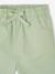 Pantalon large coton pistache - vertbaudet enfant 